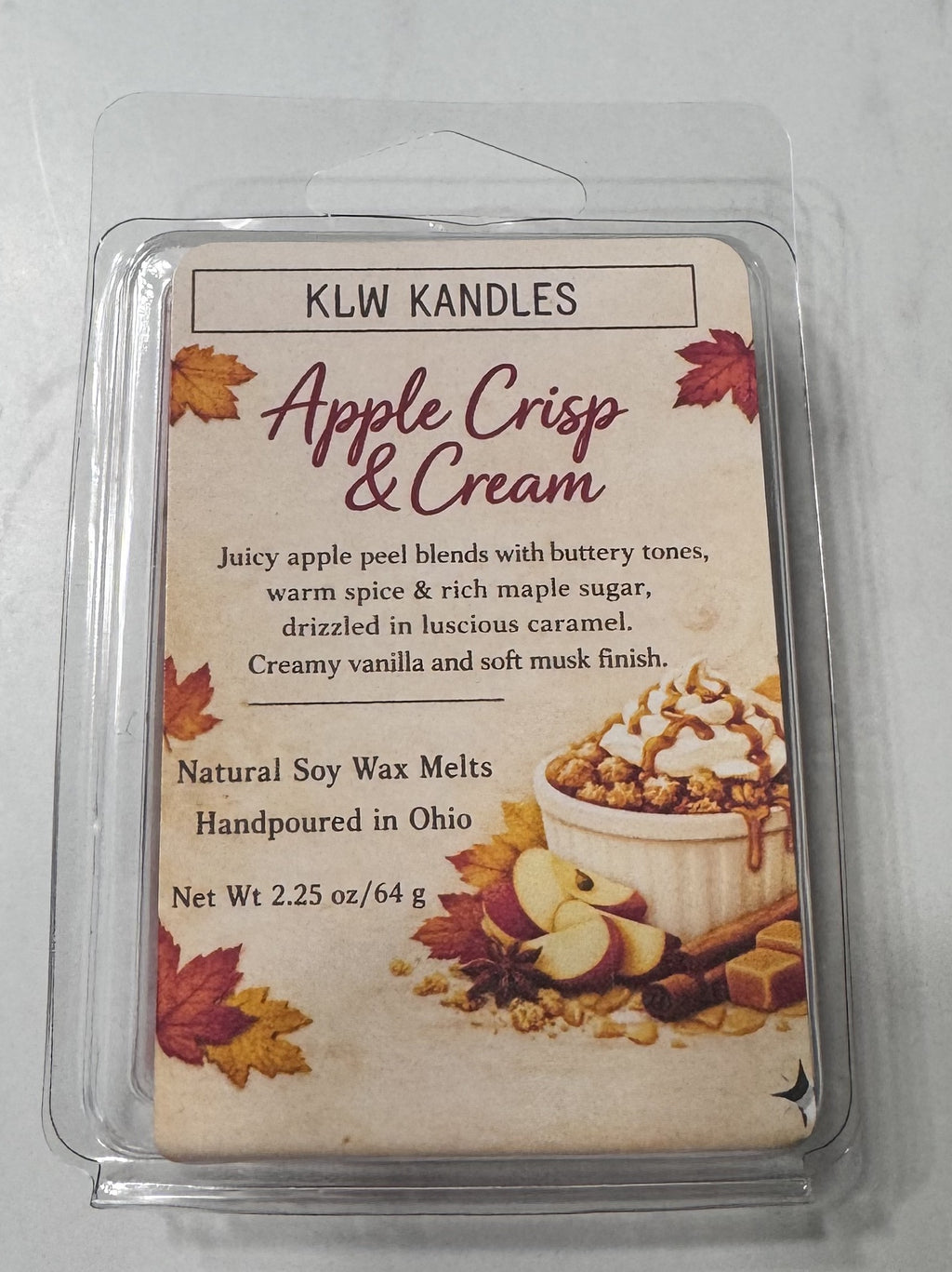 Apple Crisp & Cream Wax Melt