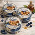 Tin of Blueberry Fluffcakes Wax Melts in various shapes