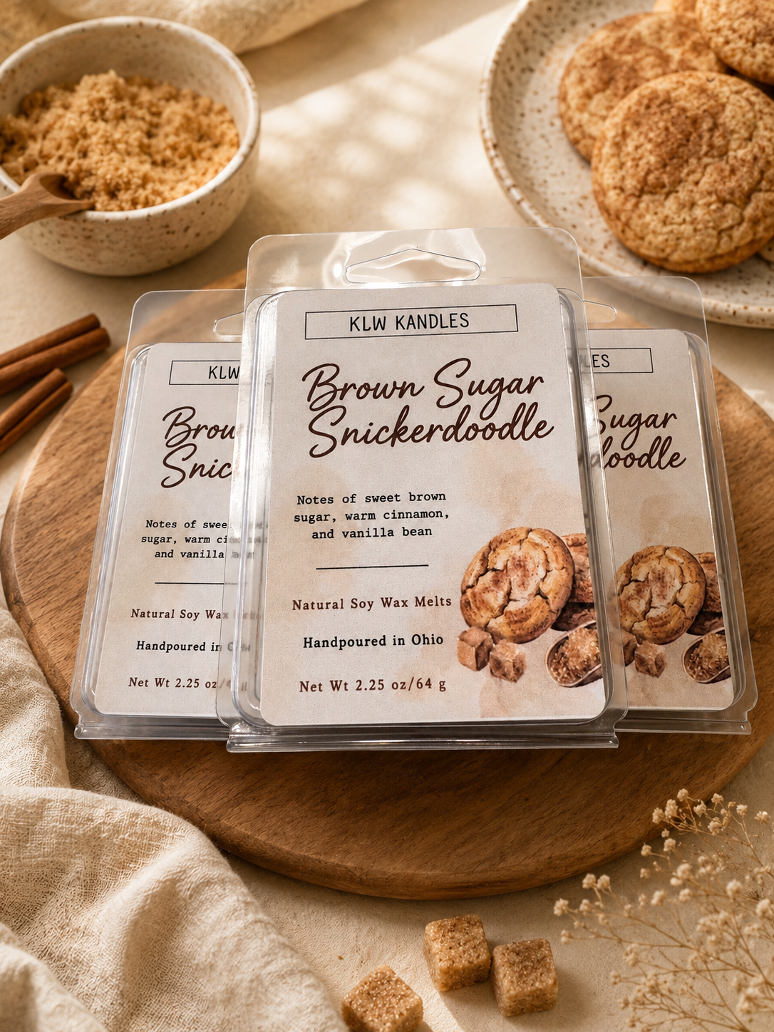 Brown Sugar Snickerdoodle Soy Wax Melt