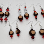 OSU Buckeye Earrings Polymer Clay Buckeyes - You Choose