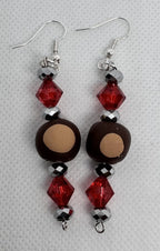 OSU Buckeye Earrings Polymer Clay Buckeyes - You Choose