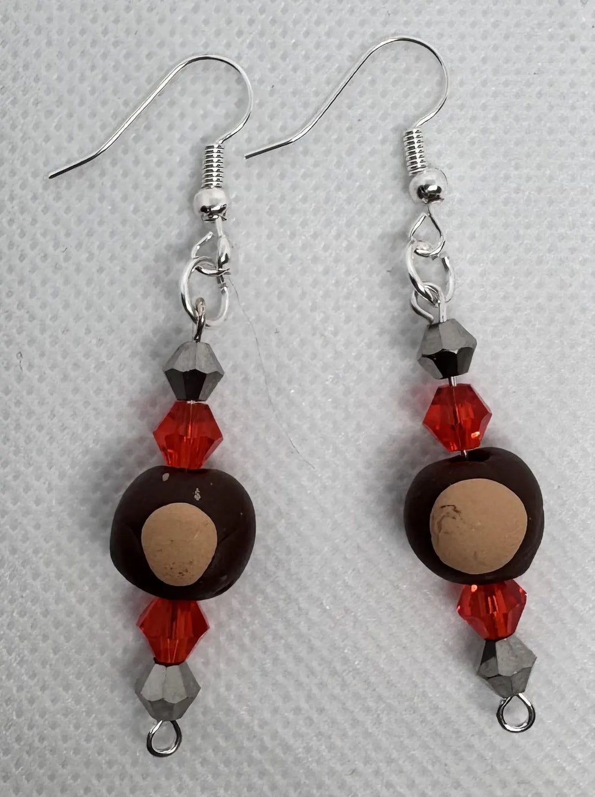 OSU Buckeye Earrings Polymer Clay Buckeyes - You Choose