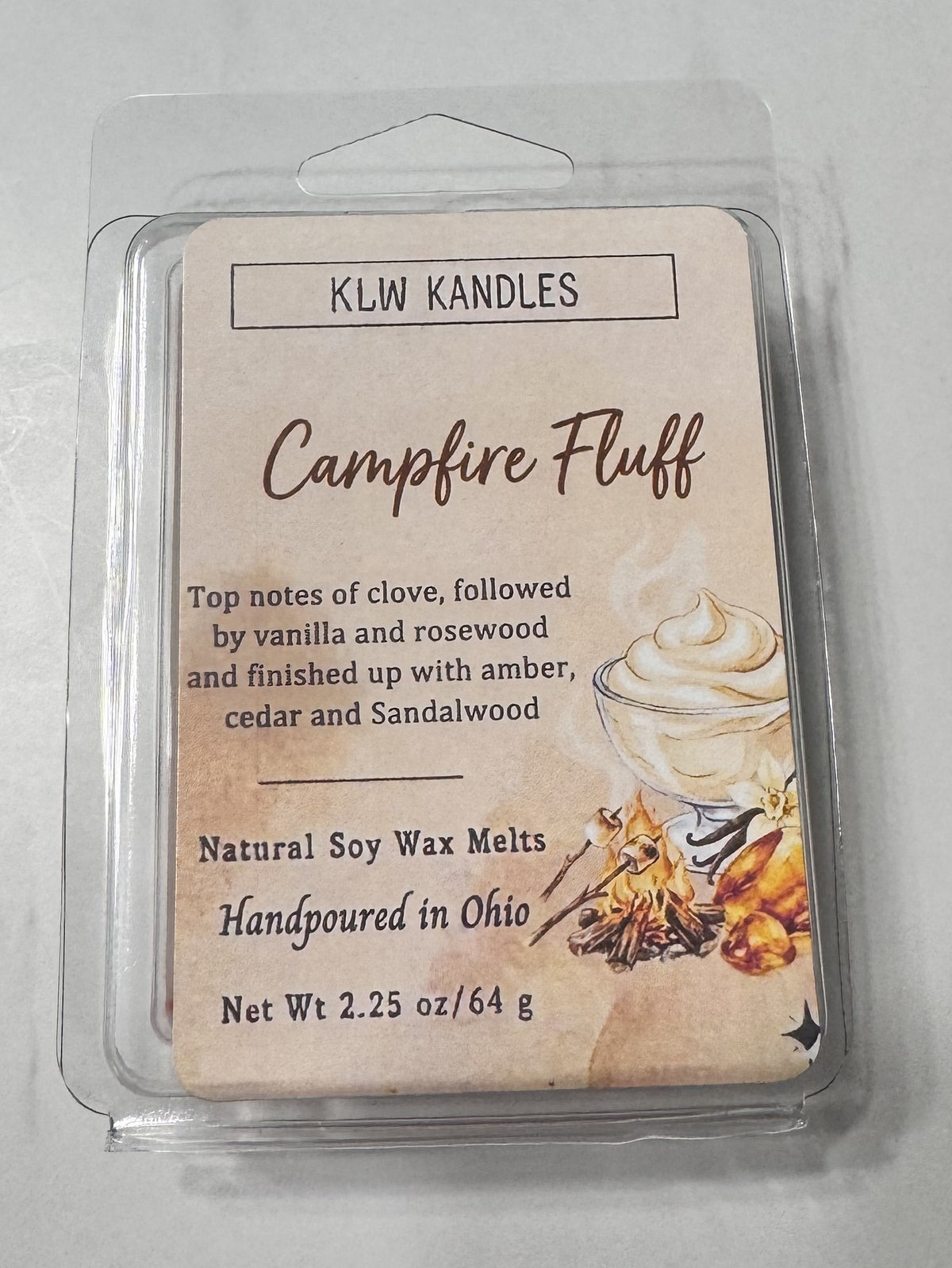 Campfire Fluff Wax Melt
