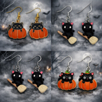Halloween Cat Earrings - You Choose