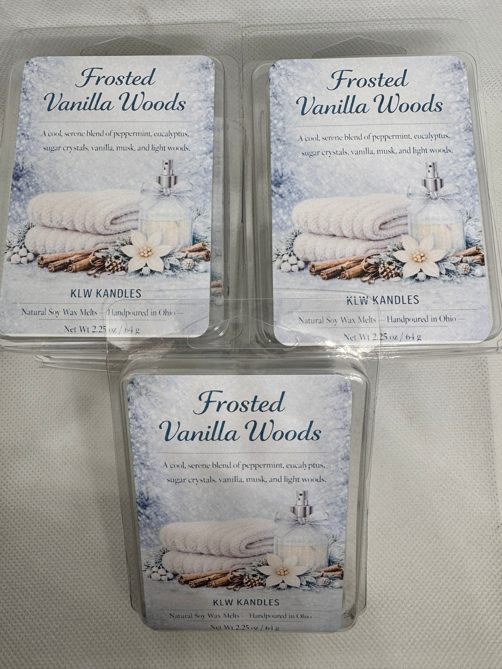 Frosted Vanilla Woods Wax Melt