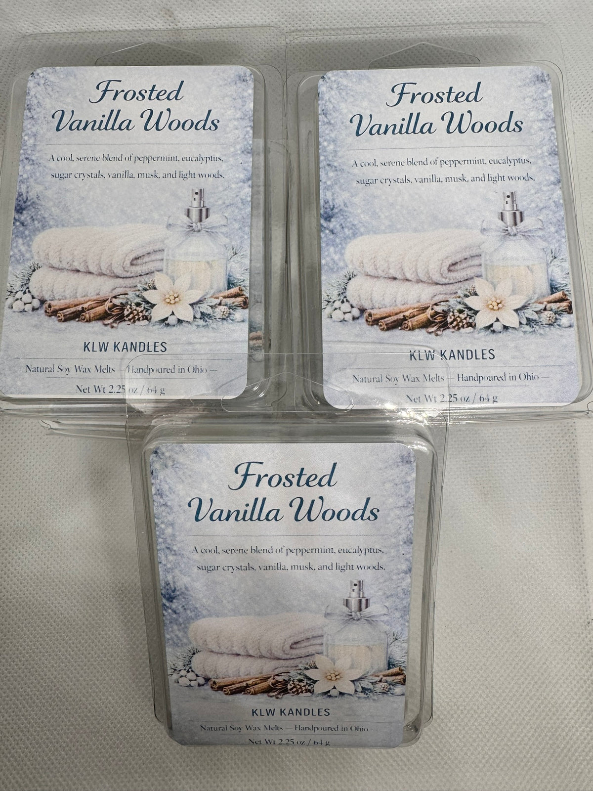 Frosted Vanilla Woods Wax Melt