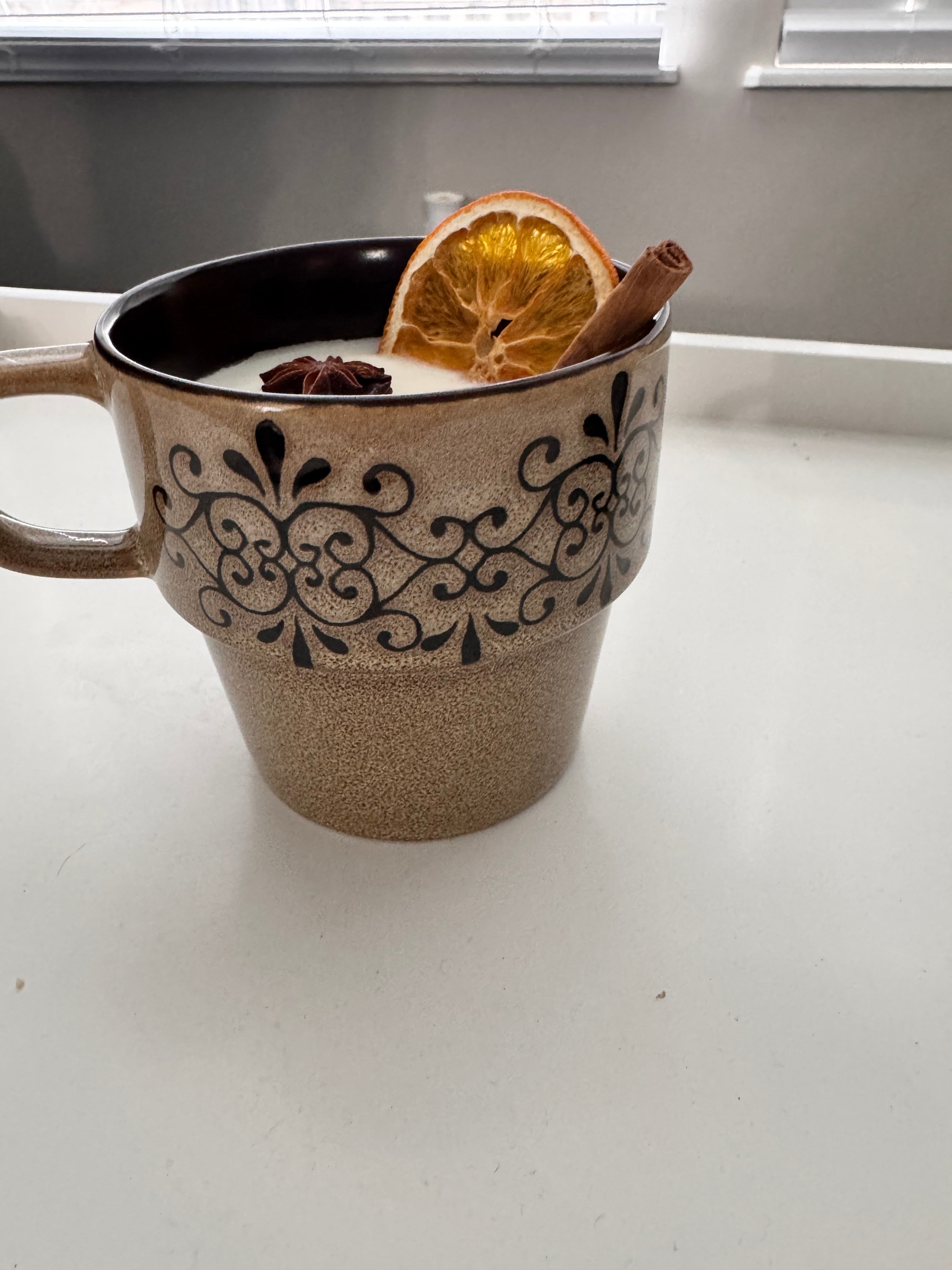 Wickless Fall Coffee Mugs