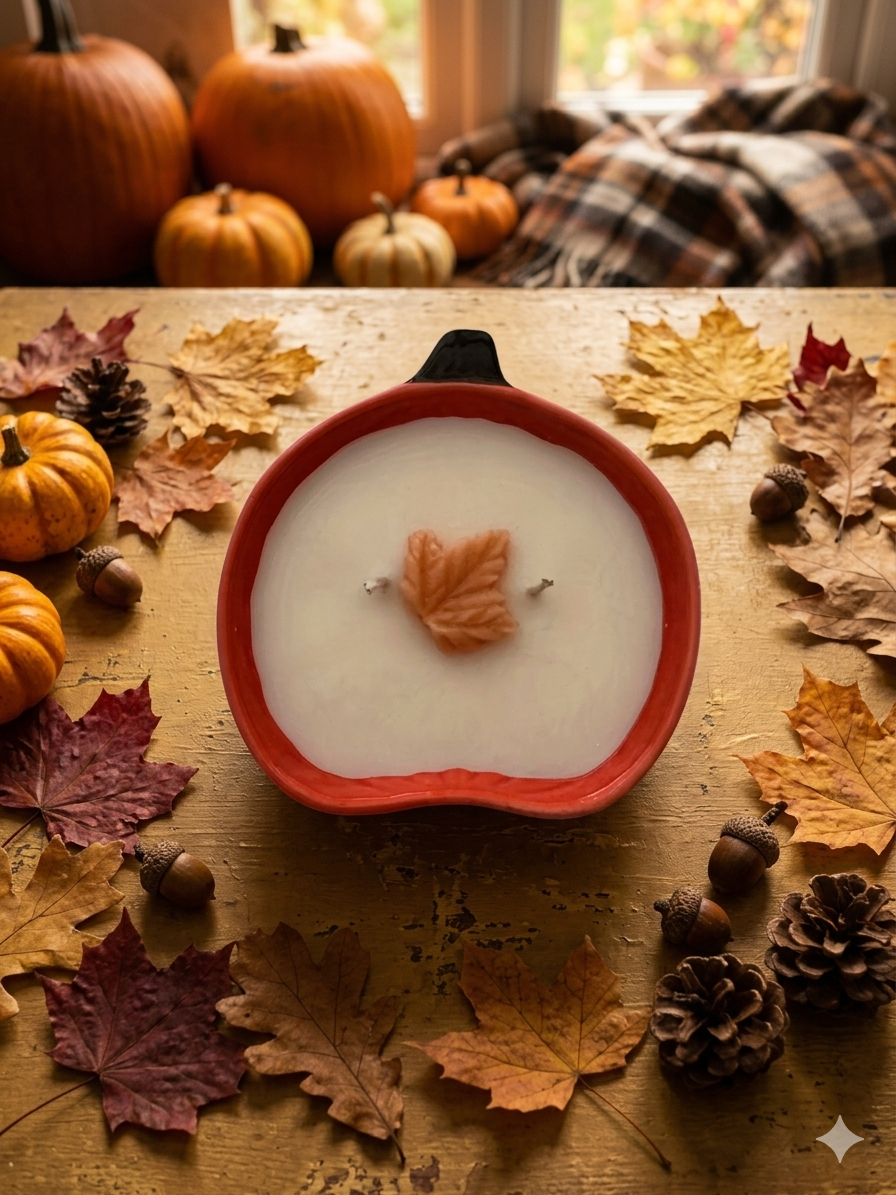 Pumpkin Spice Buttercream Pumpkin Dish Candle