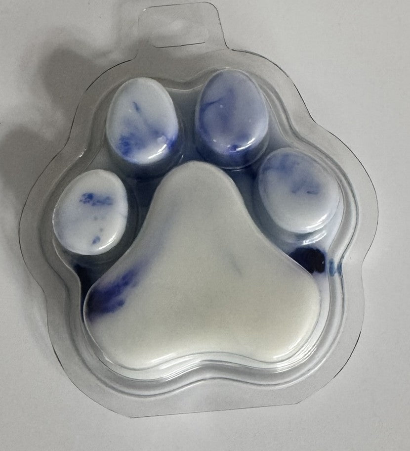 Large Paw Print Wax Melt - Various Scents