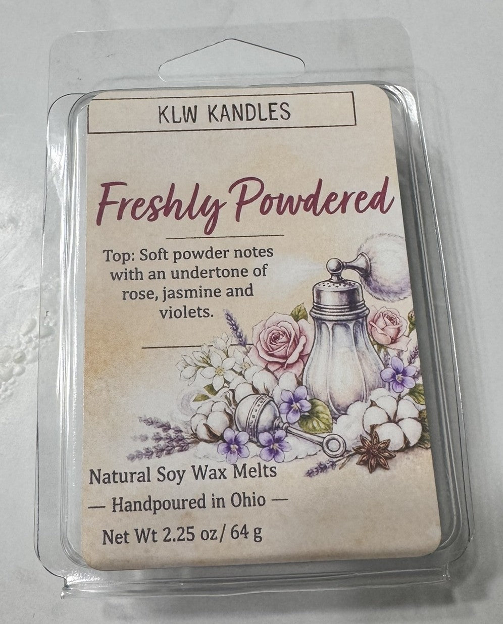 Freshly Powdered Wax Melt