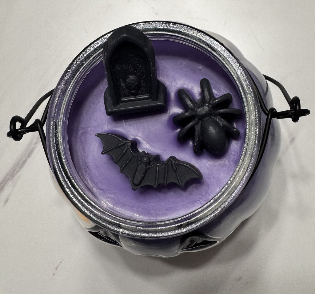 Jack-O-Lantern Witches Orchard Wickless Candle