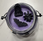 Jack-O-Lantern Witches Orchard Wickless Candle