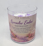 Lavender Ember 8 oz Glass Jar Candle