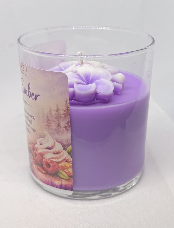Lavender Ember 8 oz Glass Jar Candle