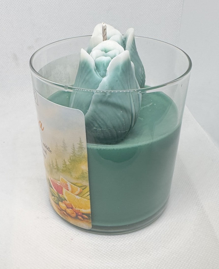 Citrus Spa 8 oz Glass Jar Candle