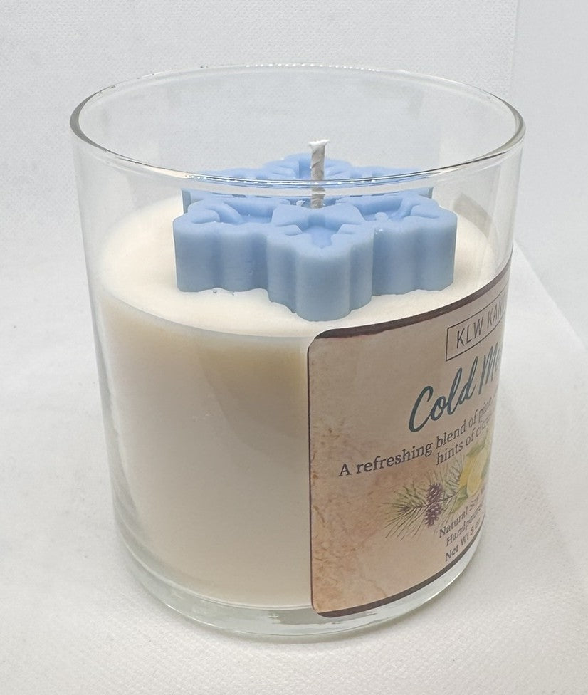Cold Morning 8 oz Glass Jar Candle
