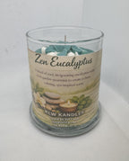 Zen Eucalyptus 8 oz Glass Jar Candle