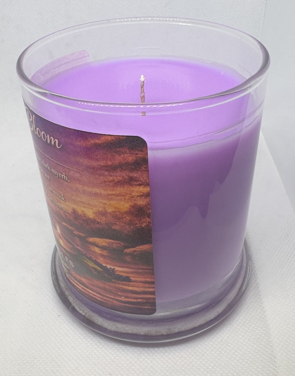 Evening Bloom 8 oz Glass Jar Candle