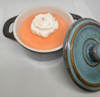 Mystic Pumpkin Soup Crock w/ Lid 5 oz Candle - Upcycled