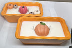 "Hello Fall" Orange Loaf Pan 10 oz Candle