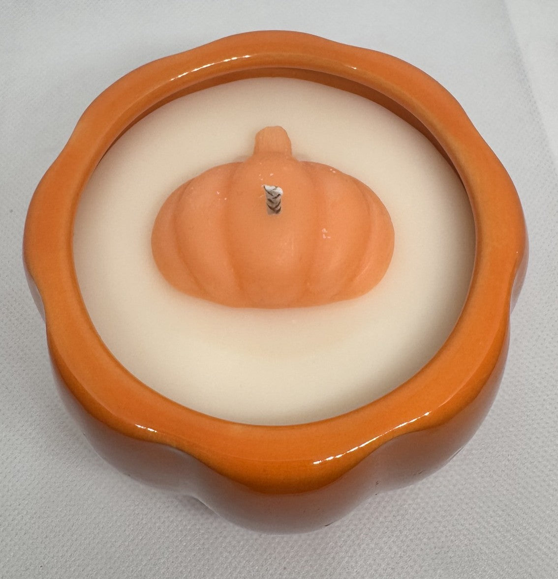 Fall Acorn or Pumpkin Ceramic Jar Candles