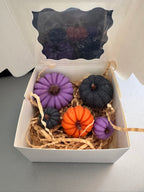 Set of Various Sz Halloween Pumpkin Shape Wax Melts - Witches Brew