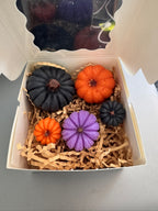Set of Various Sz Halloween Pumpkin Shape Wax Melts - Witches Brew