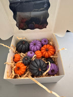 Set of Various Sz Halloween Pumpkin Shape Wax Melts - Witches Brew
