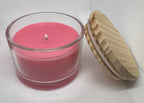 Fierce Elegance Glass Jar Candles w/ Wood Lid - 8 oz or  oz