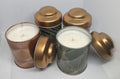 6 Oz Travel Tins in Various Colors w/ Copper Lids - Various Scents