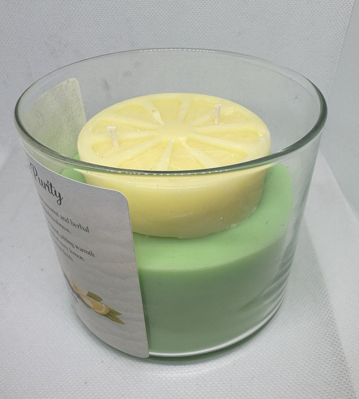 Coconut Lime Purity 12 oz Glass Jar Candle