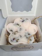 Large Paw Print Vanilla Mahogany Marshmallow Wax Melt 5 oz