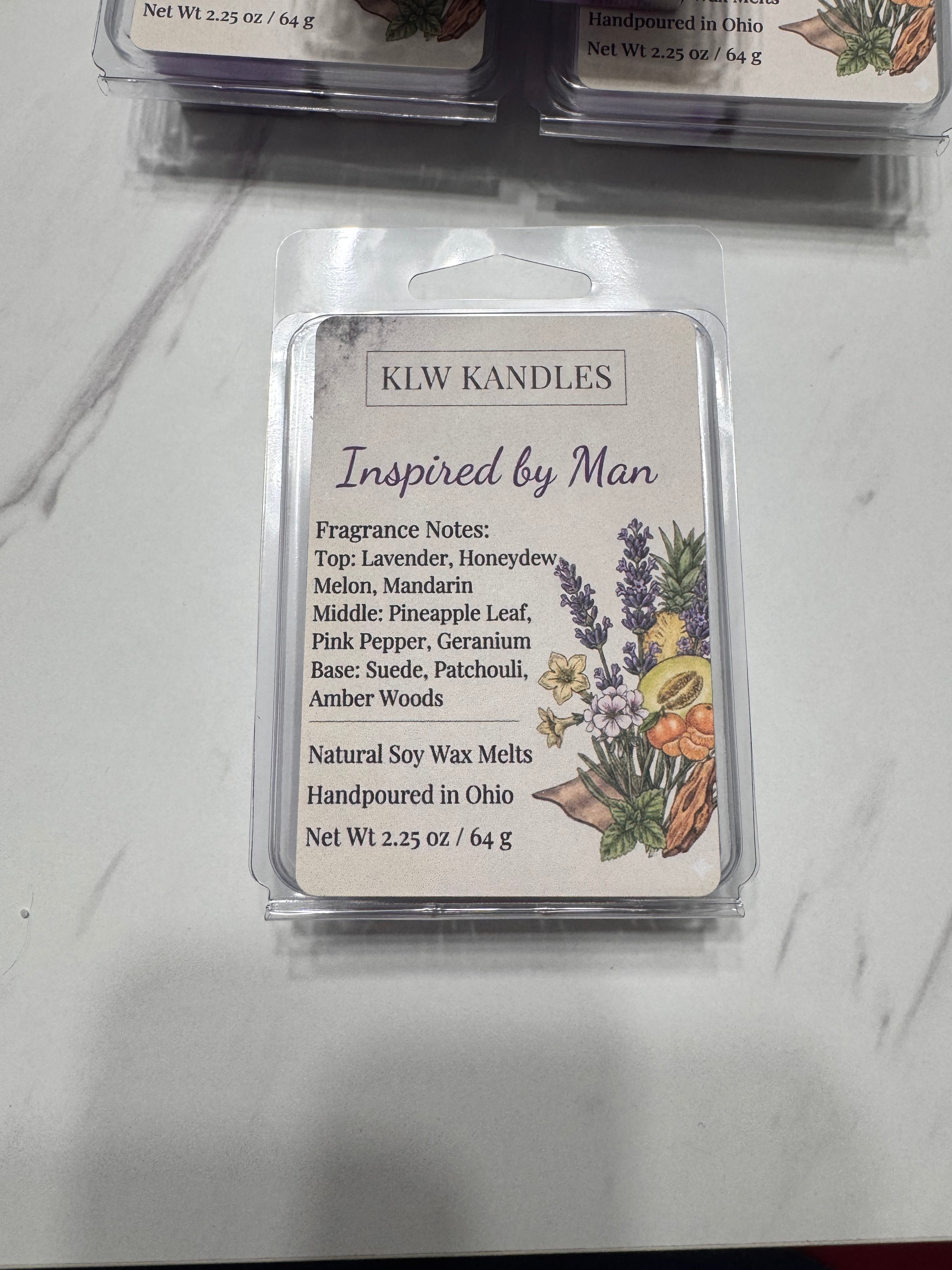 Inspired by Man Soy Wax Melt