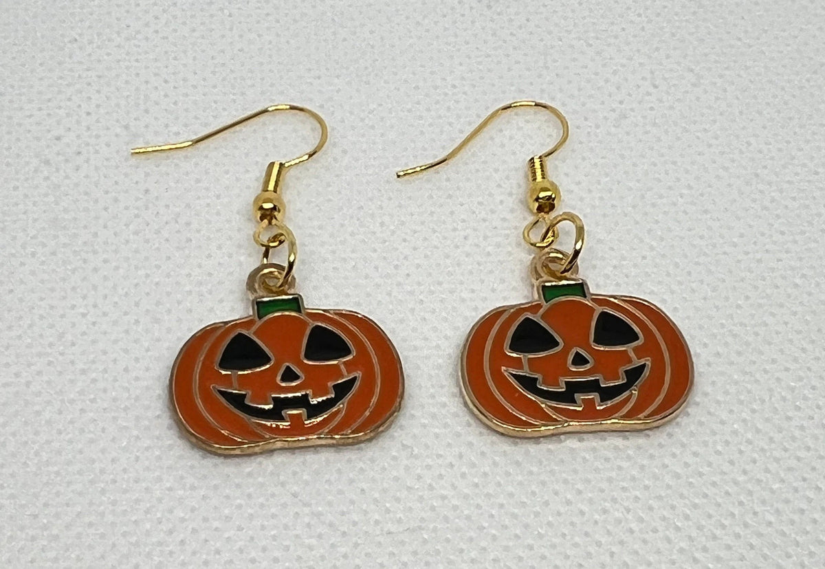 Halloween Pumpkin Earrings - You Choose