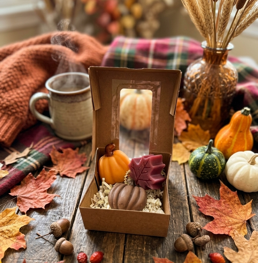 Set of 3 Fall Larger Shape Wax Melts - Mystic Pumpkin Scent