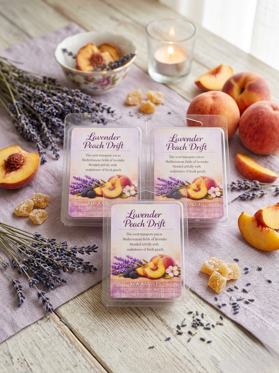Lavender Peach Drift Wax Melt