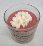 Leatherbound Creme 8 oz Glass Jar Candle