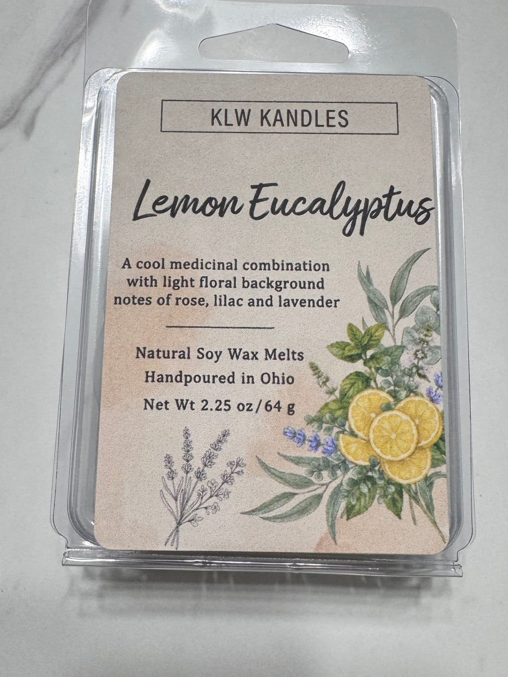Lemon Eucalyptus Wax Melt