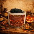Mystic Pumpkin 12 oz Glass Jar Wickless Candle with Floral Top