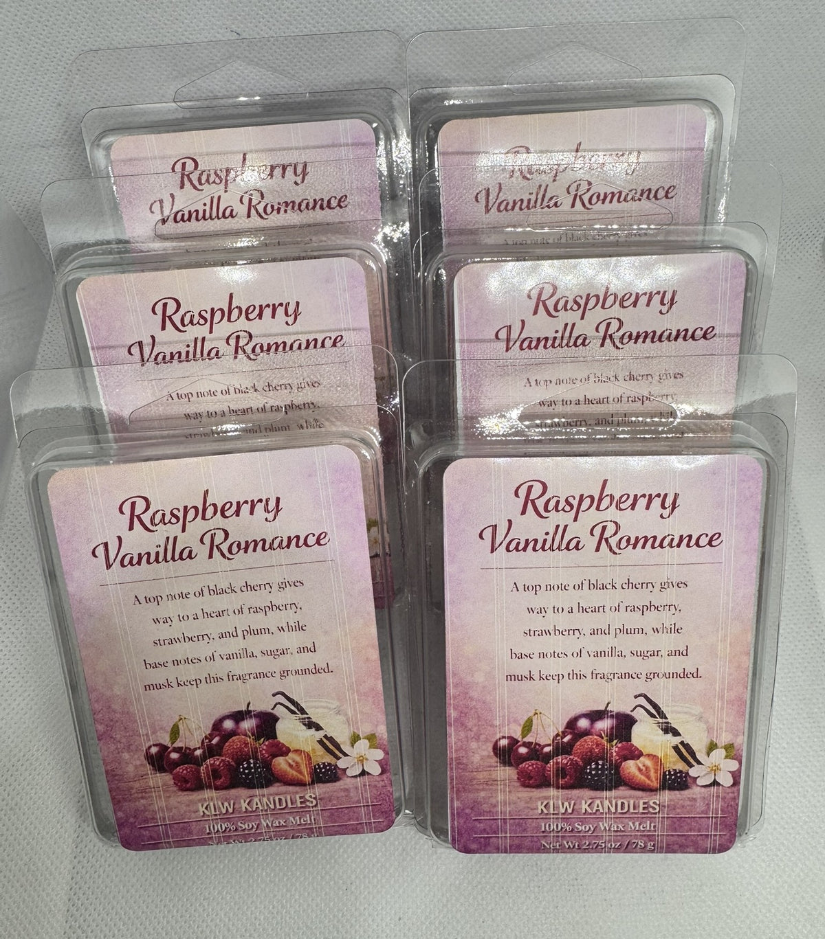 Raspberry Vanilla Romance Wax Melt