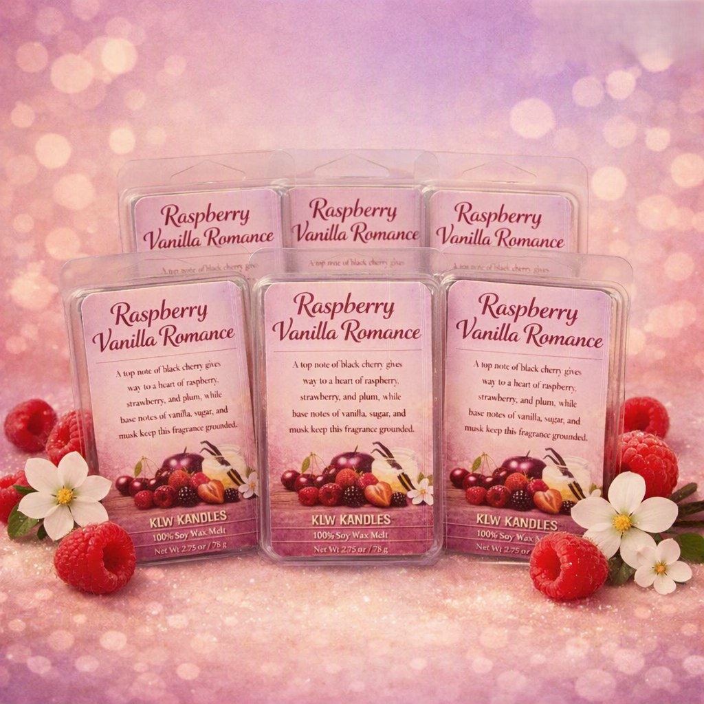 Raspberry Vanilla Romance Wax Melt