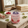 Raspberry Swirl 8 oz Glass Jar Candle
