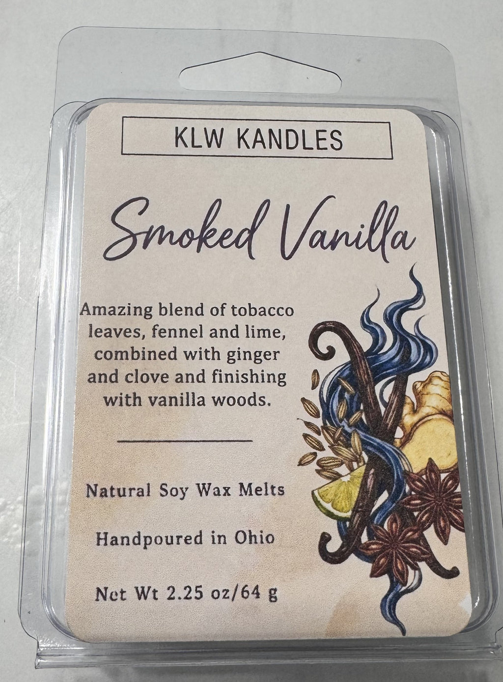 Smoked Vanilla Wax Melt