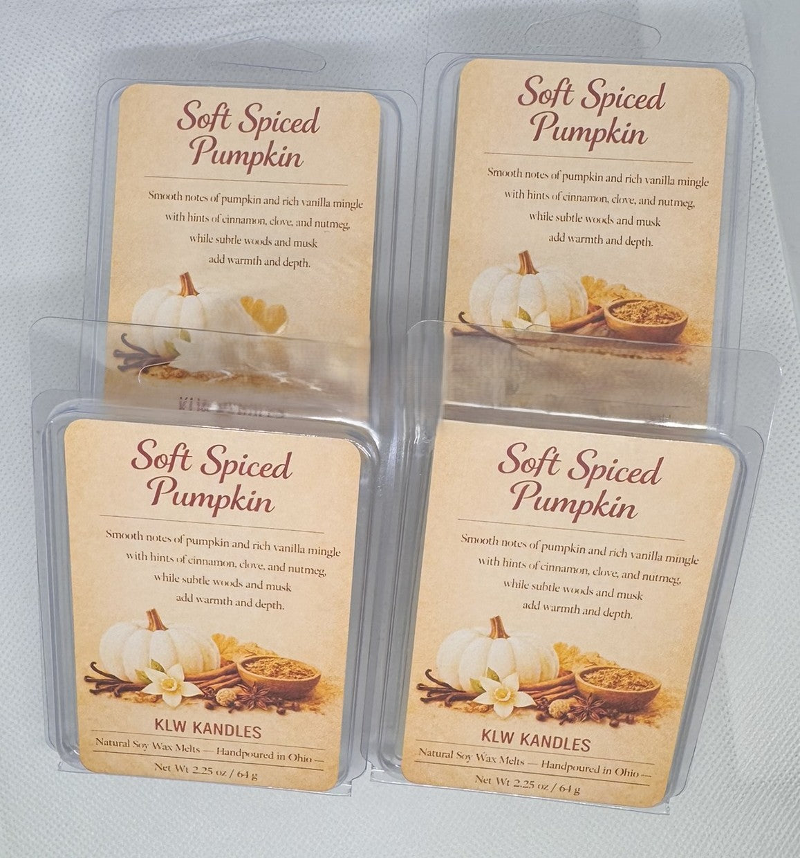Soft Spiced Pumpkin Wax Melt