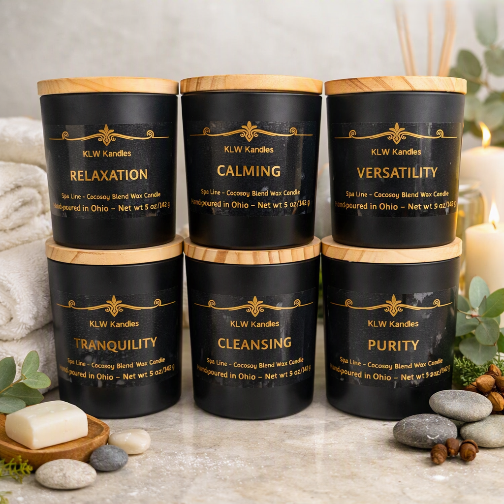 Spa Scents Candles - 6 0z Candle in Various Scents