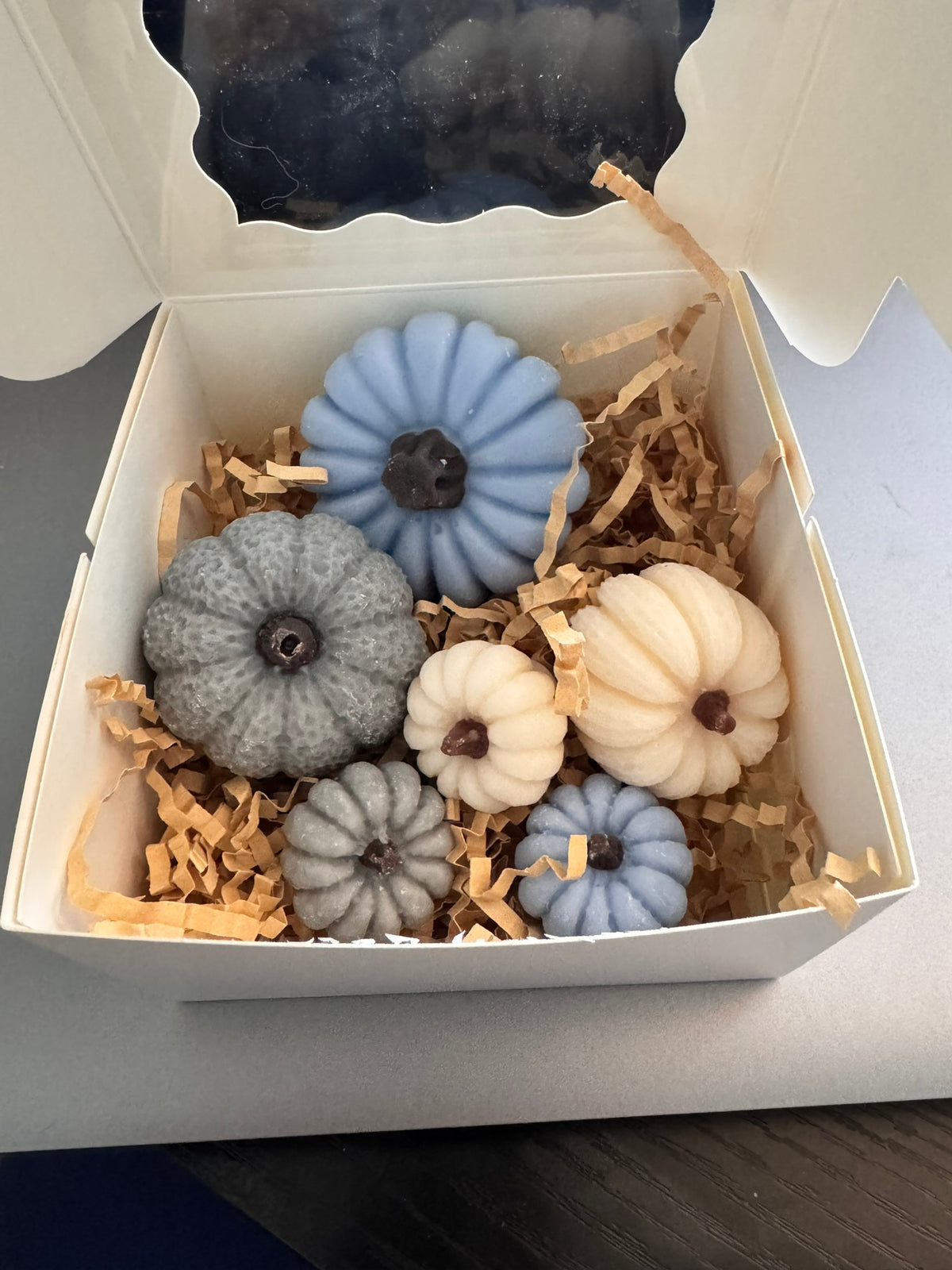 Set of Pumpkin Shape Wax Melts - Sweater Season