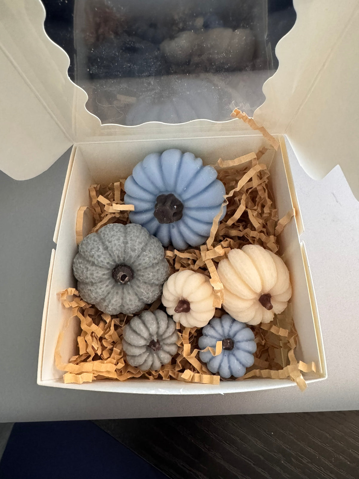 Set of Pumpkin Shape Wax Melts - Sweater Season