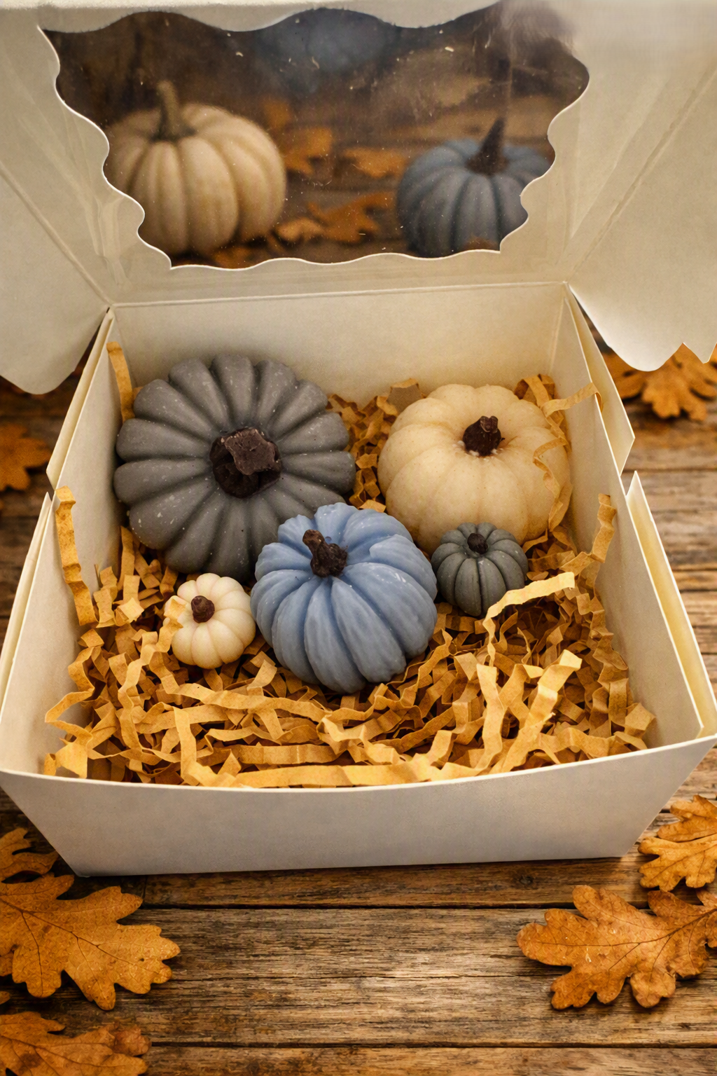 Set of Pumpkin Shape Wax Melts - Sweater Season