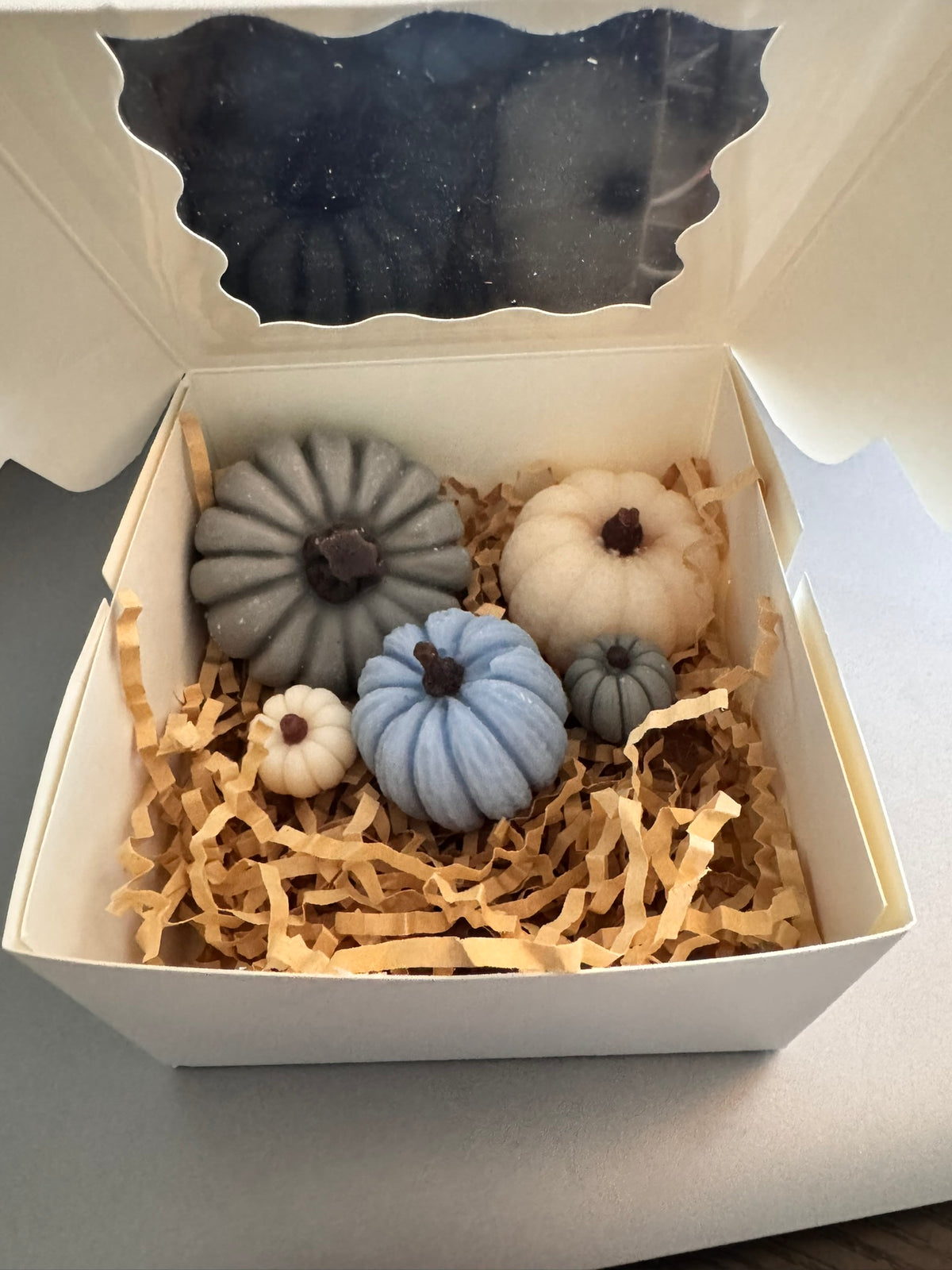 Set of Pumpkin Shape Wax Melts - Sweater Season