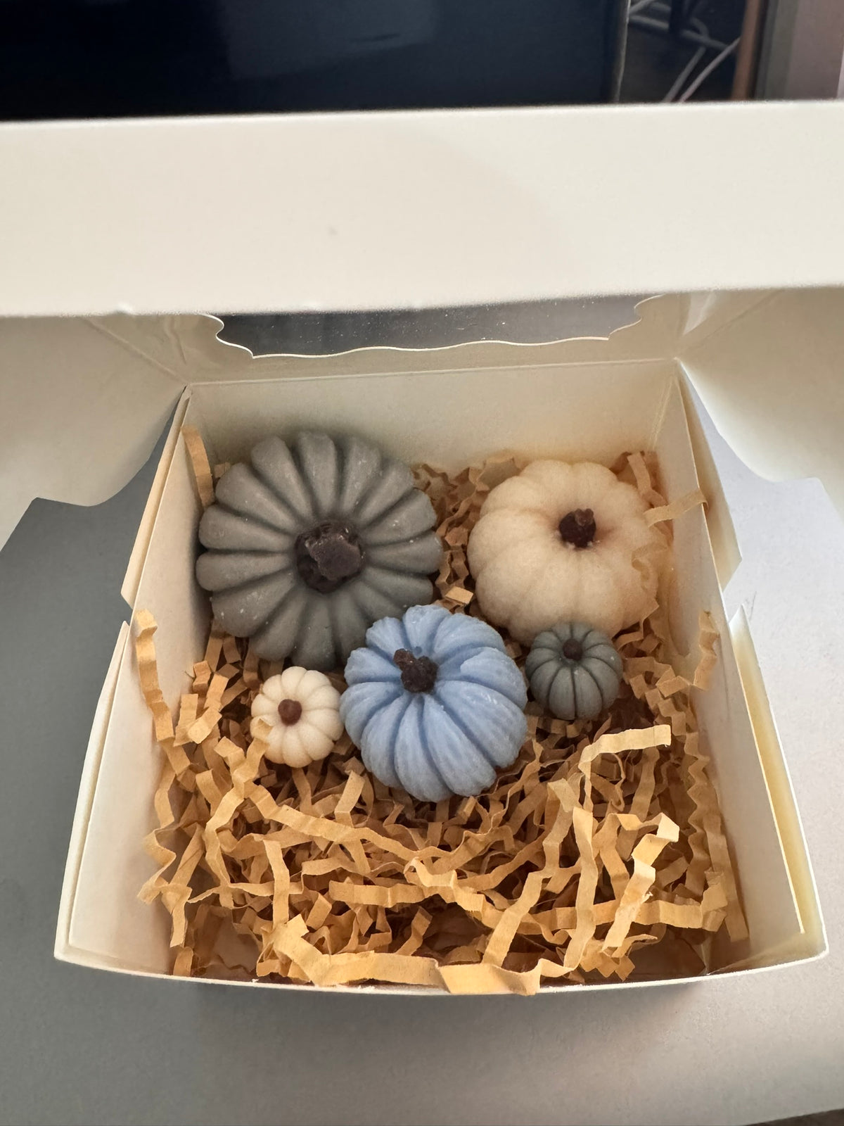 Set of Pumpkin Shape Wax Melts - Sweater Season